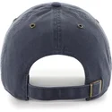 buet-kasket-marinebla-og-gra-justerbar-clean-up-windham-suede-vintage-fra-new-york-yankees-mlb-fra-47-brand