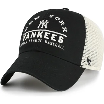 Svart trucker-keps Clean Up Windham Mesh från New York Yankees MLB av 47 Brand