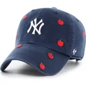 marinebla-justerbar-buet-kasket-clean-up-scatter-apple-fra-new-york-yankees-mlb-af-47-brand