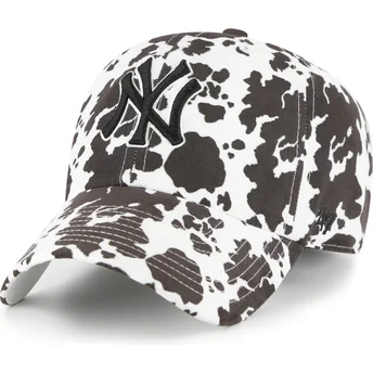 Vit justerbar kurvad keps Clean Up Bessie från New York Yankees MLB av 47 Brand