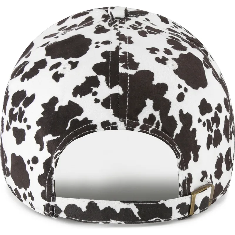 casquette-courbee-blanche-ajustable-clean-up-bessie-los-angeles-dodgers-mlb-47-brand