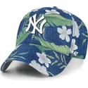 marinebla-justerbar-buet-kasket-clean-up-beach-side-fra-new-york-yankees-mlb-af-47-brand