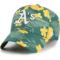 zielona-regulowana-czapka-z-zakrzywionym-daszkiem-clean-up-beach-side-oakland-athletics-mlb-od-47-brand