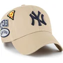 buet-khaki-justerbar-kasket-clean-up-badges-fra-new-york-yankees-mlb-fra-47-brand