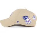 khakifargad-bojd-justerbar-keps-clean-up-badges-fran-los-angeles-dodgers-mlb-av-47-brand
