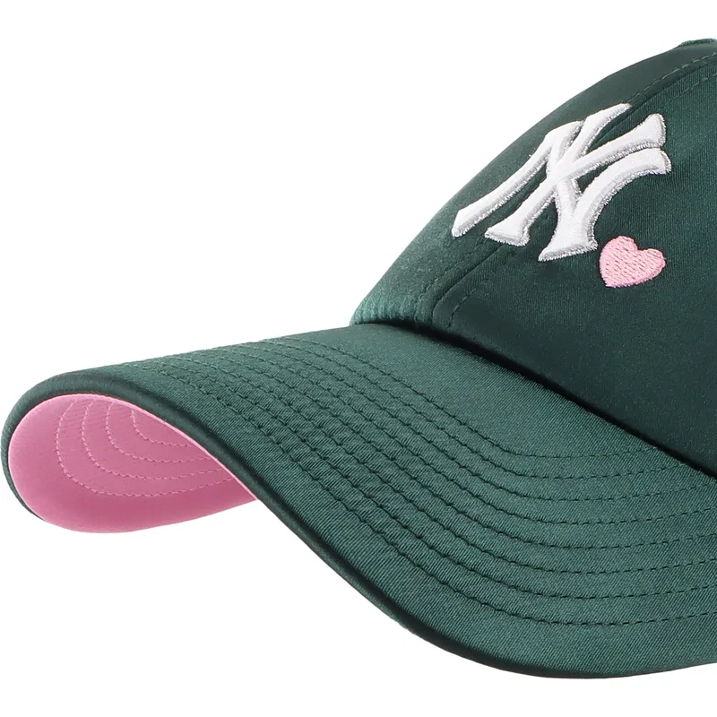 zielona-regulowana-czapka-z-daszkiem-clean-up-with-love-new-york-yankees-mlb-od-47-brand