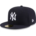 flad-marinebla-tilpasset-59fifty-hidden-hit-kasket-fra-new-york-yankees-mlb-af-new-era