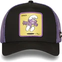 cappellino-trucker-nero-e-viola-puffo-morado-smu-craz-i-puffi-di-capslab