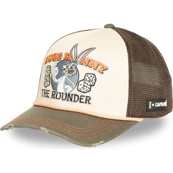 Casquette trucker marron et verte Bugs Bunny LOO13 PCSMBUB Looney Tunes Capslab