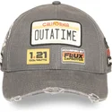 graue-gebogene-snapback-kappe-outatime-btf1-outb-back-to-the-future-von-capslab