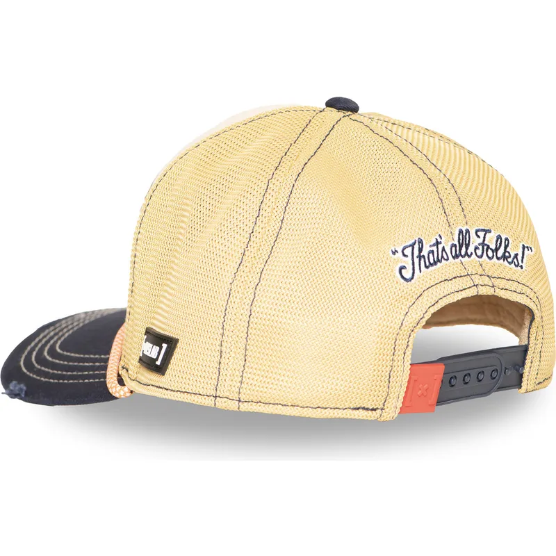 beige-och-marinbla-trucker-keps-pato-lucas-loo13-pcsmcbb-looney-tunes-fran-capslab