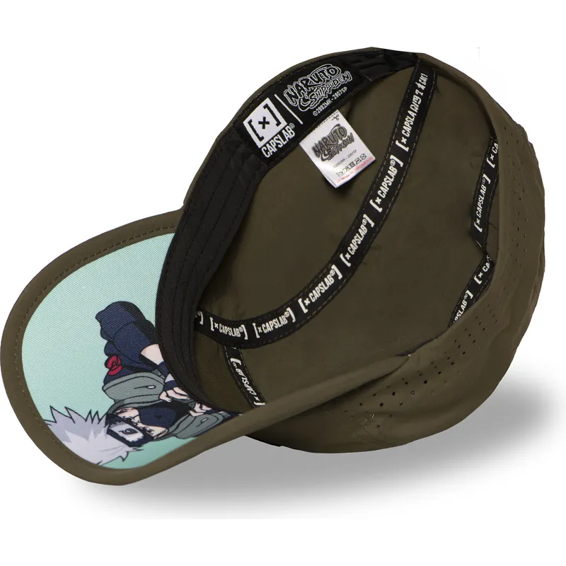 cappellino-curvo-verde-regolabile-kakashi-hatake-ns6-kakb-naruto-di-capslab
