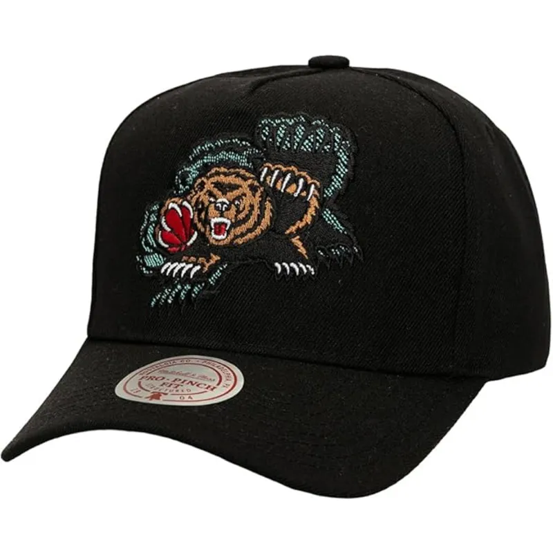 czarna-czapka-z-zakrzywionym-daszkiem-snapback-tilted-pro-vancouver-grizzlies-nba-mitchell-ness