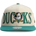 zielono-bezowa-plaska-czapka-snapback-across-the-board-anaheim-ducks-nhl-od-mitchell-ness