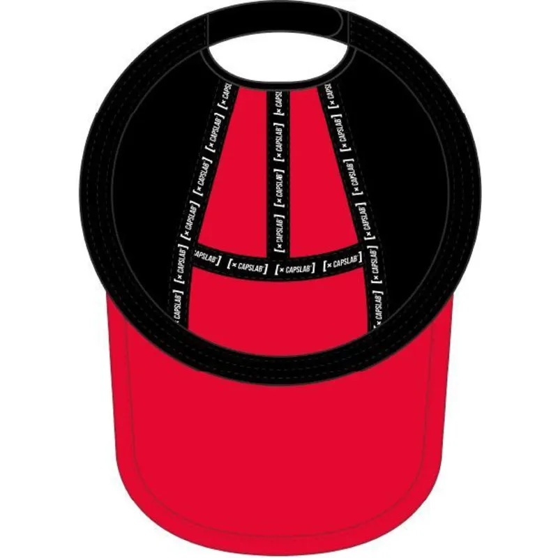 cappellino-curvo-rosso-snapback-smu2-dunb-i-puffi-di-capslab