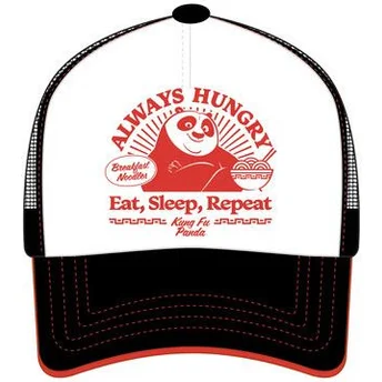 Czapka trucker biała i czarna Po Always Hungry KFP TAKB Kung Fu Panda od Capslab