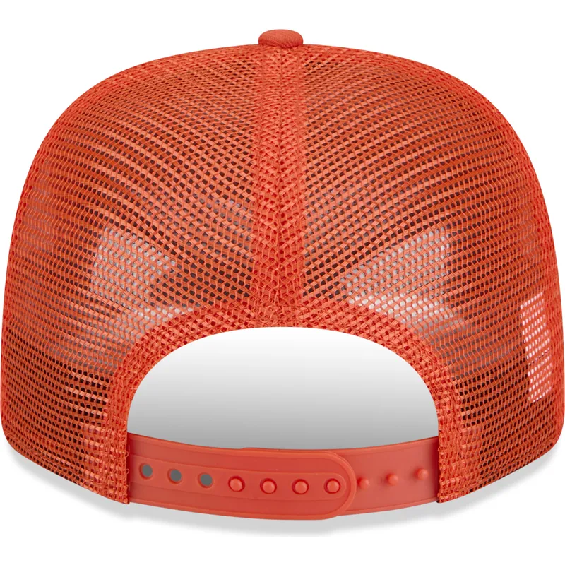 orangefarbene-trucker-mutze-9seventy-stretch-snap-evergreen-der-anaheim-ducks-nhl-von-new-era