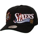 cappellino-curvo-nero-snapback-busted-pro-dei-philadelphia-76ers-nba-di-mitchell-ness