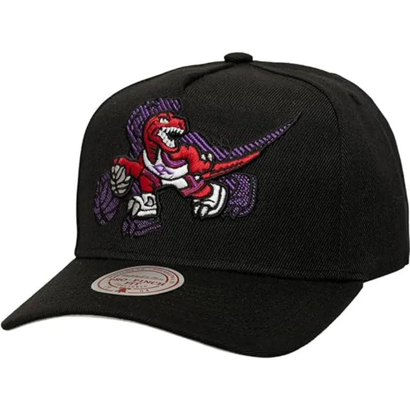 czarna-czapka-z-zakrzywionym-daszkiem-snapback-tilted-pro-toronto-raptors-nba-mitchell-ness