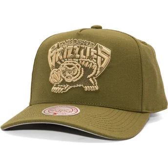 Gorra curva verde snapback Fashion Basic Pro de Vancouver Grizzlies NBA de Mitchell & Ness