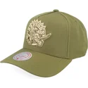 mitchell-ness-curved-brim-fashion-basic-pro-toronto-raptors-nba-green-snapback-cap