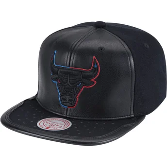 Mitchell & Ness Flat Brim Day One Chicago Bulls NBA Black, Red and Blue Snapback Cap