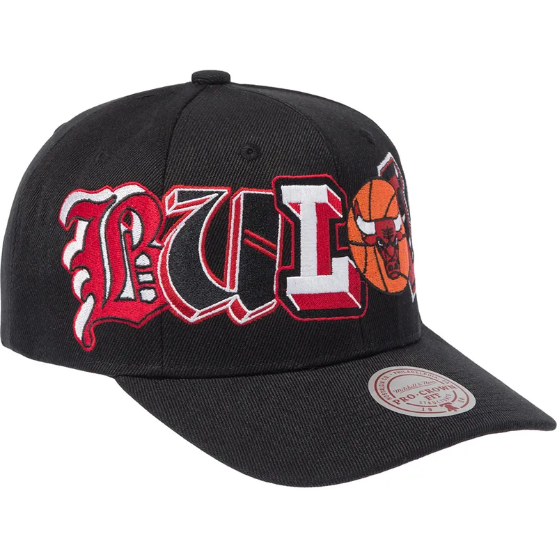 sort-curved-snapback-kasket-hyper-type-pro-fra-chicago-bulls-nba-fra-mitchell-ness