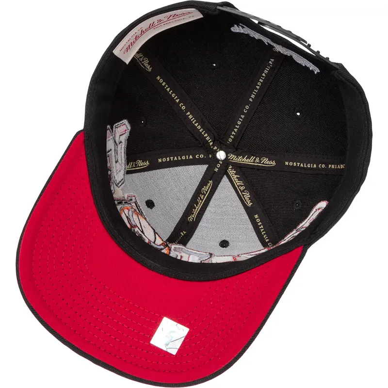 sort-curved-snapback-kasket-hyper-type-pro-fra-chicago-bulls-nba-fra-mitchell-ness