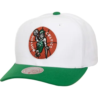 Cappellino curvo verde snapback Team 2 Tone 2.0 Pro di Boston Celtics NBA di Mitchell & Ness