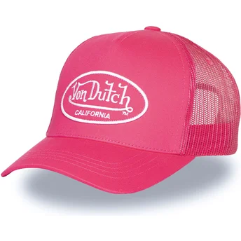 Lyserød trucker-kasket LOF B46 fra Von Dutch
