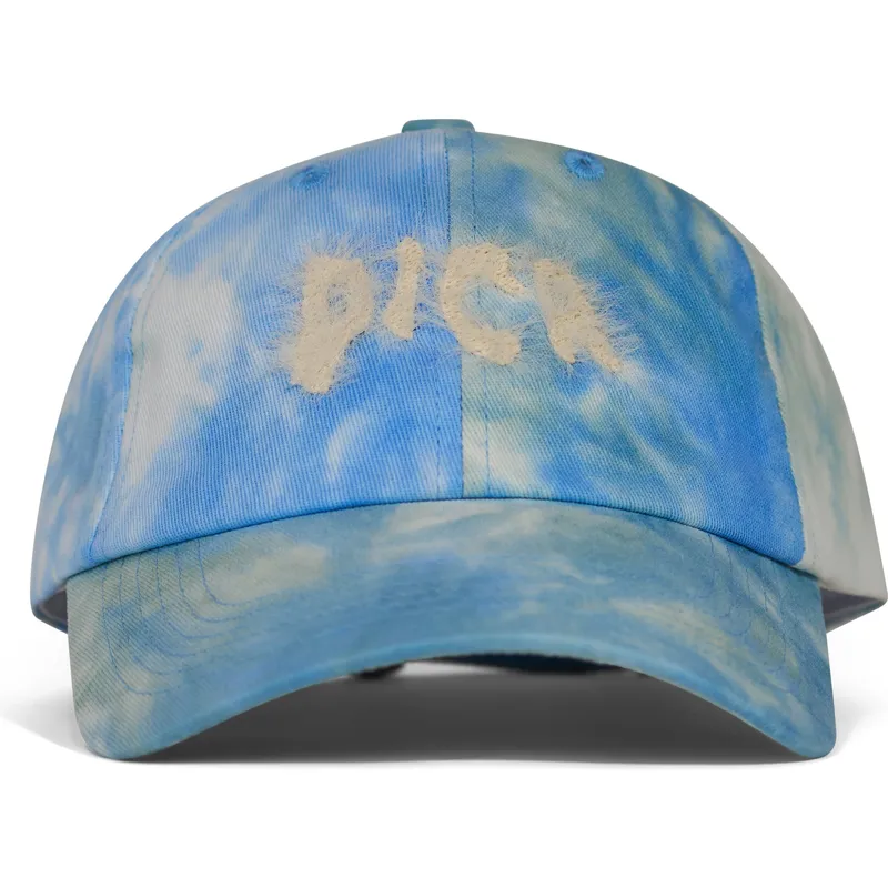 cappellino-curvo-blu-regolabile-pica-hairy-batik-di-pica-pica