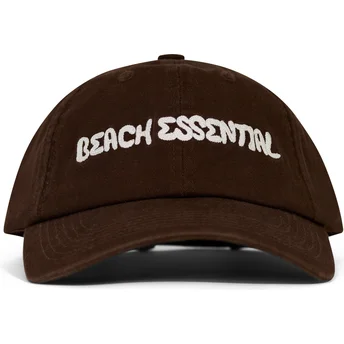 Gorra curva marrón ajustable Beach Essential de Pica Pica