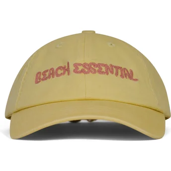 Cappellino curvo giallo regolabile Beach Essential di Pica Pica