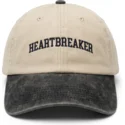 cappellino-curvo-beige-e-nero-regolabile-heartbreaker-di-pica-pica