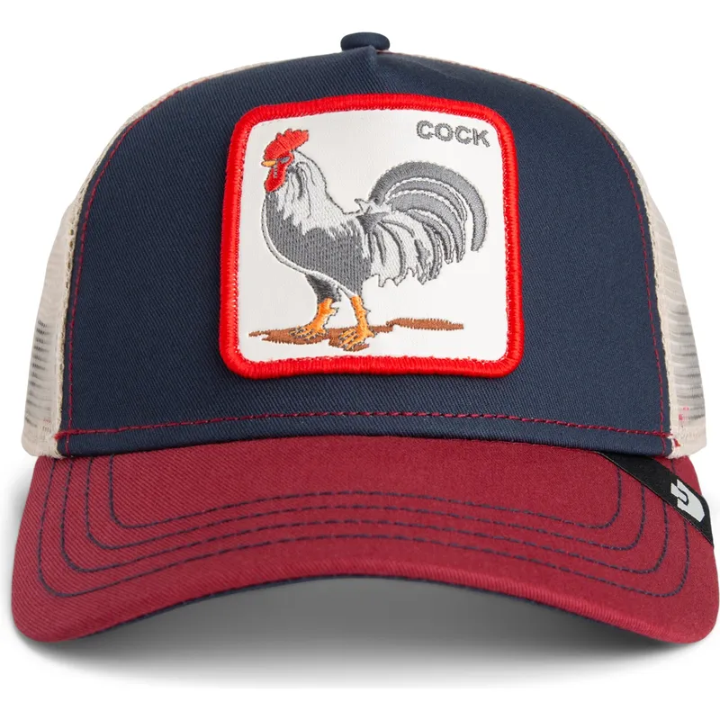 gorra-trucker-azul-marino-gallo-all-american-rooster-de-goorin-bros