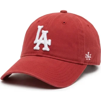 Cappellino curvo rosso regolabile Archive dei Los Angeles Dodgers MLB di American Needle