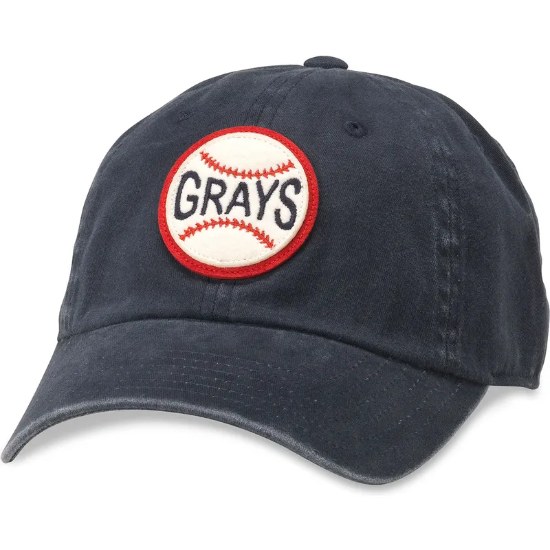 cappellino-curvo-nero-regolabile-archive-di-homestead-grays-mlb-di-american-needle