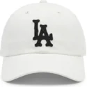 casquette-courbee-blanche-ajustable-archive-los-angeles-dodgers-mlb-american-needle