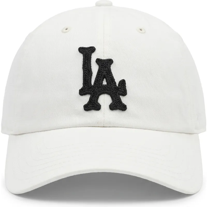 vit-justerbar-kurvad-keps-archive-fran-los-angeles-dodgers-mlb-av-american-needle