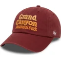cappellino-curvo-rosso-regolabile-ballpark-grand-canyon-national-park-di-american-needle