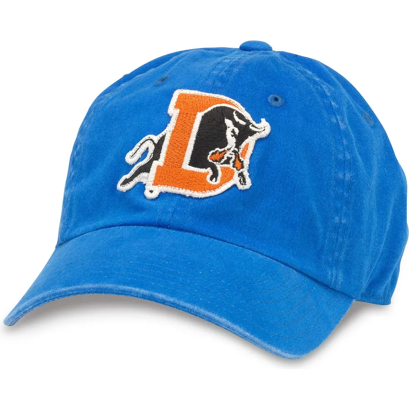 cappellino-curvo-blu-regolabile-archive-dei-durham-bulls-milb-di-american-needle