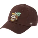 brazowa-regulowana-czapka-z-zakrzywionym-daszkiem-twin-palms-village-ballpark-od-american-needle