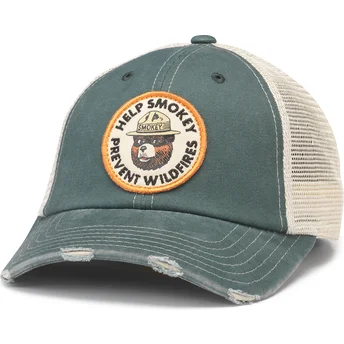 Czapka trucker zielona Orville Smokey Bear American Needle