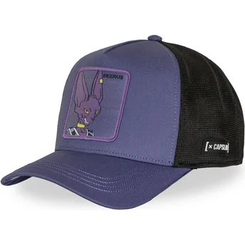 Cappellino trucker viola Beerus DBS8 BEEB Dragon Ball di Capslab