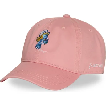Capslab Curved Brim Smurfette SMU2 FETB The Smurfs Pink Adjustable Cap