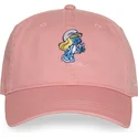 cappellino-curvo-rosa-regolabile-puffetta-smu2-fetb-i-puffi-di-capslab