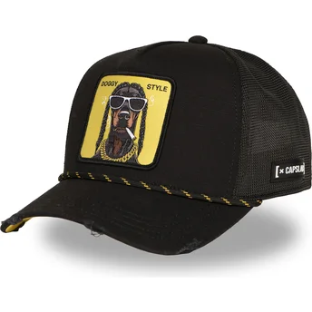 Casquette trucker noire Doggy Style HIP DOGGYB Capslab