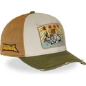 cappellino-trucker-beige-e-verde-kfp-dra-kung-fu-panda-di-capslab
