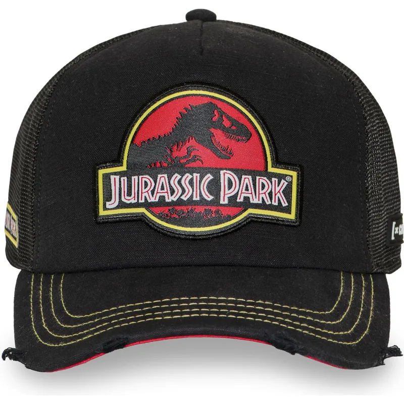 casquette-trucker-noire-jur1-logb-jurassic-park-capslab