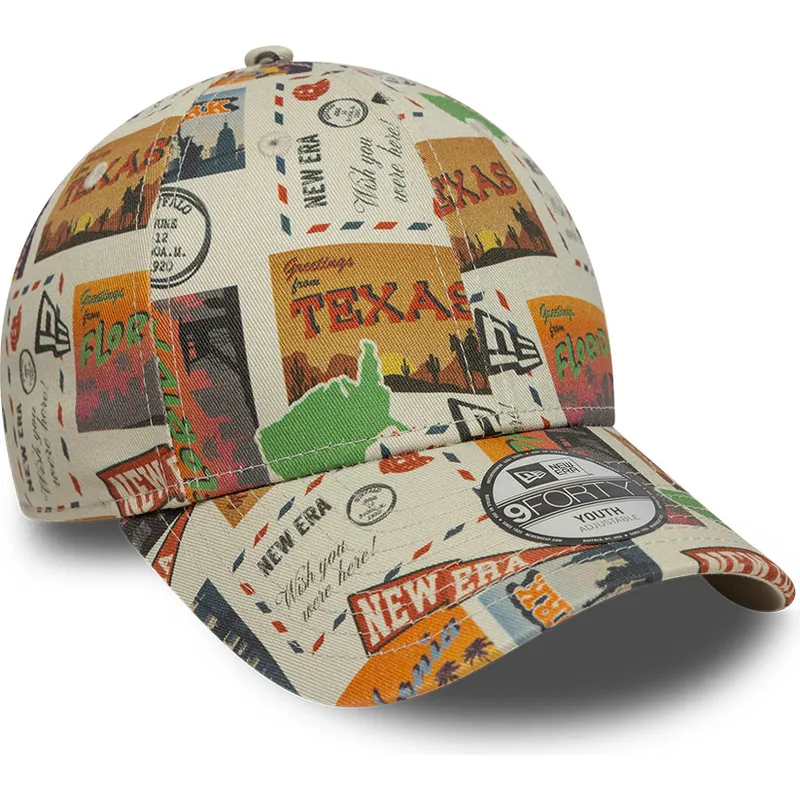 casquette-courbee-multicolore-ajustable-pour-enfant-9forty-location-all-over-print-new-era
